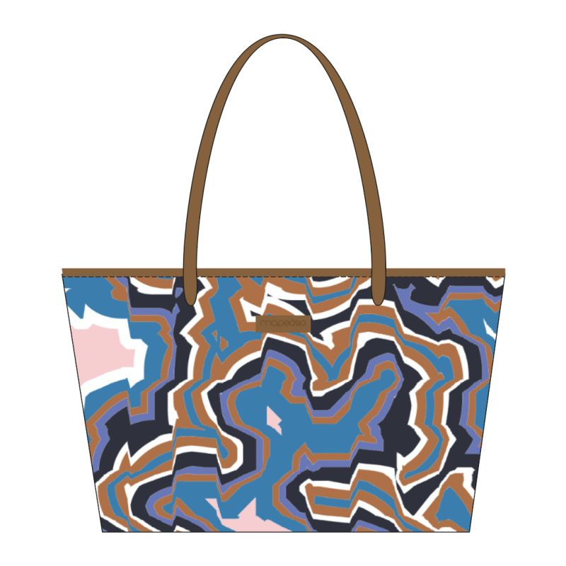 400 - Sac Mirae Agate Gris Bleu Lot De 2