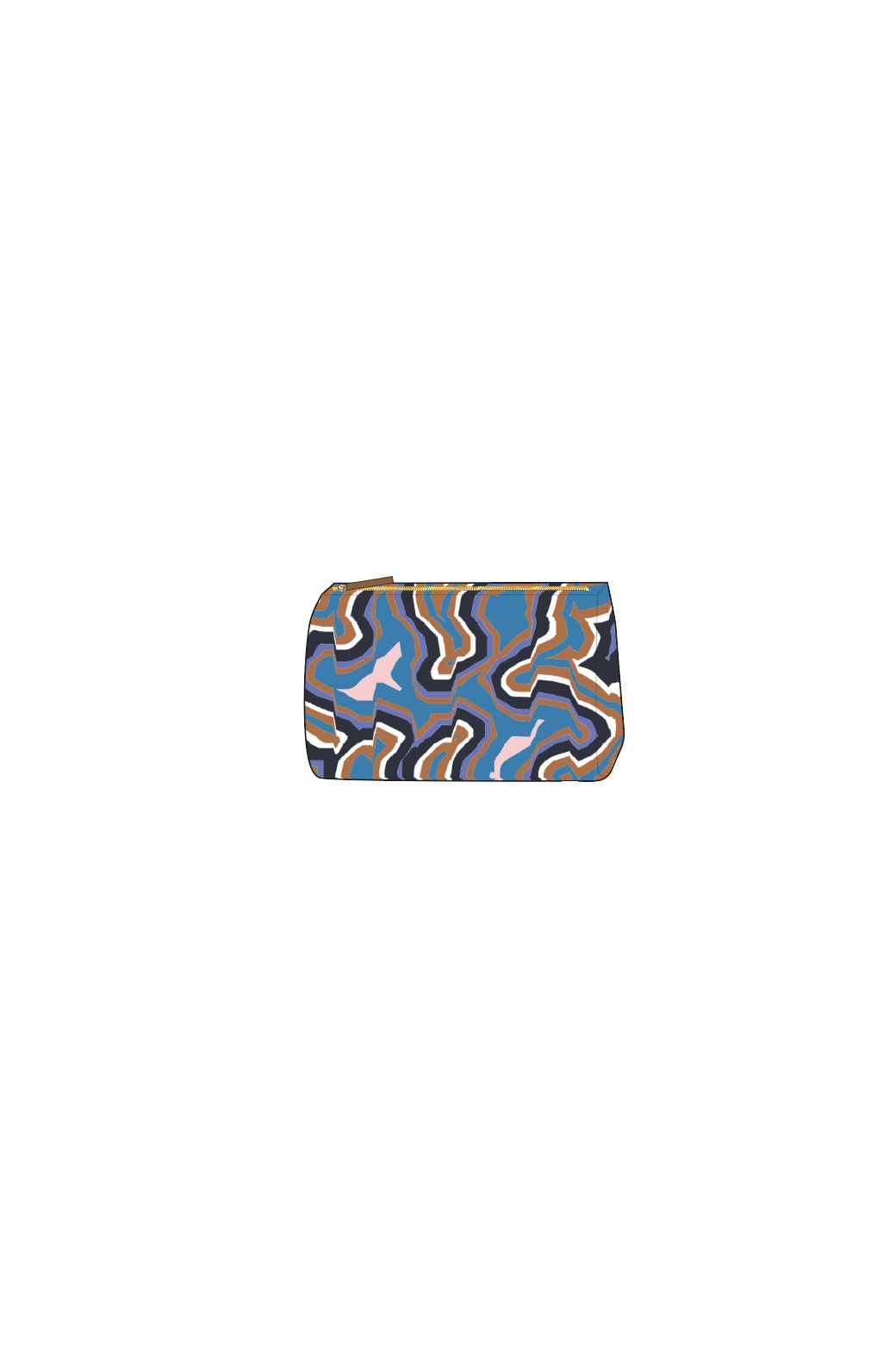 400 - Blue Grey ElbaAgate Travel Pouch Pack Of 2