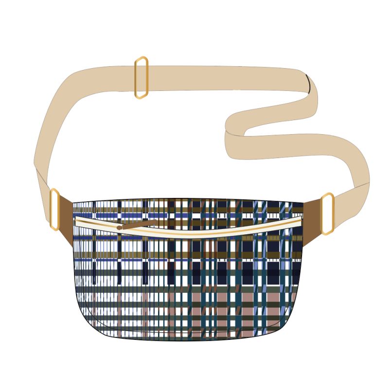 402 - Banane Chiara Utopie Bleu Lot De 2