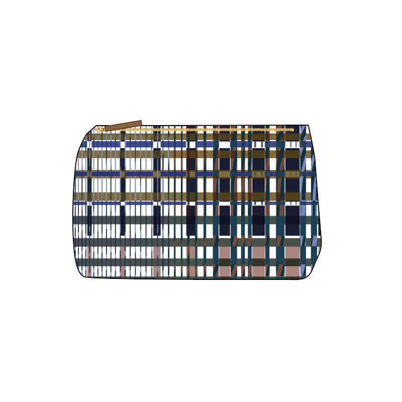 402 - Pochette De Voyage ElbaUtopie Bleu Lot De 2