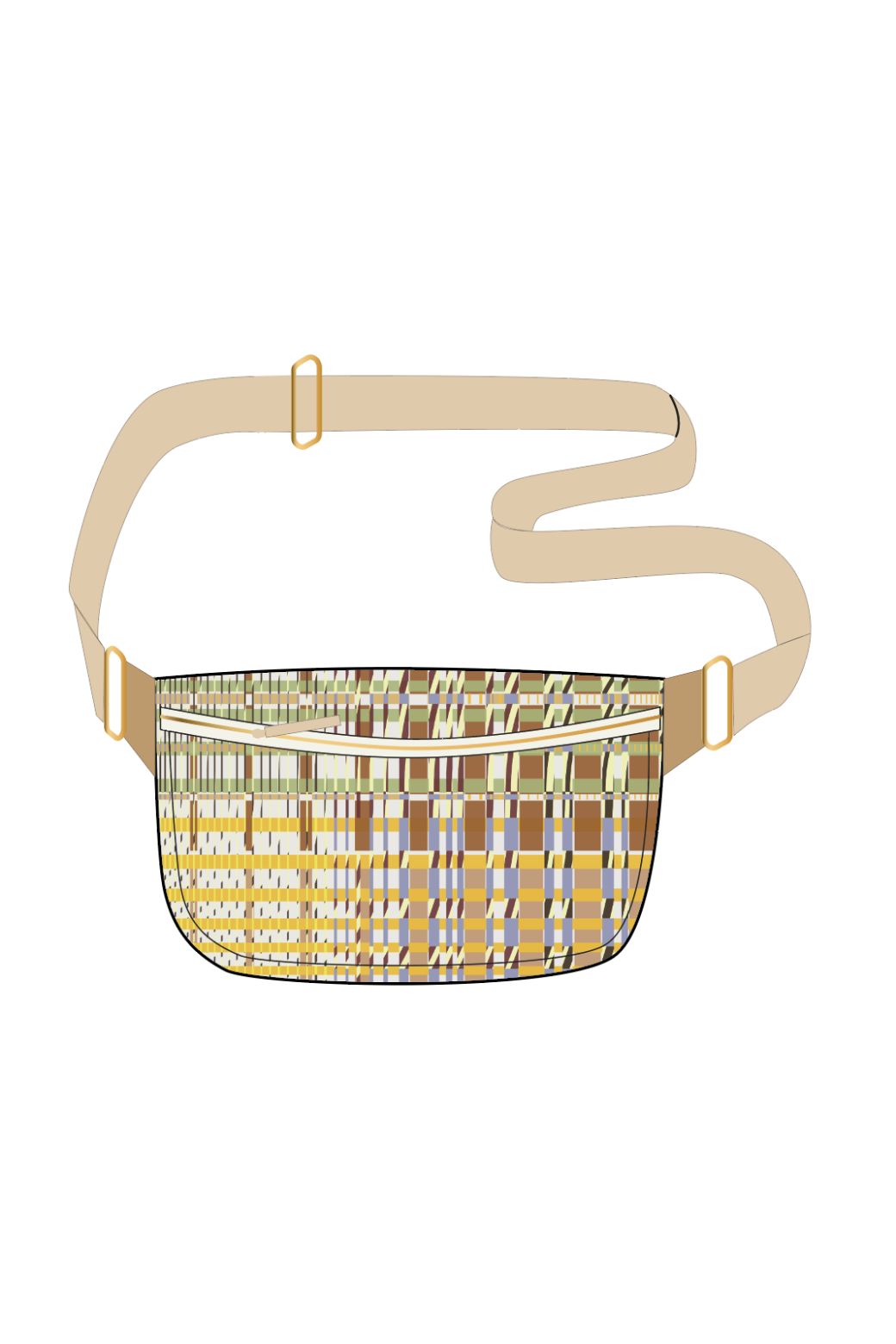 402 - Amber Chiara Utopie Bum Bag Pack Of 2