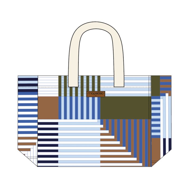 403 - Sac Come Riviera Bleu Lot De 2