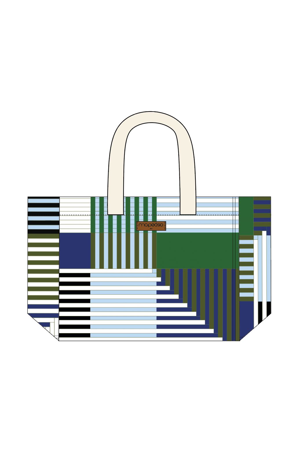 403 - Green Come Riviera Bag Pack Of 2