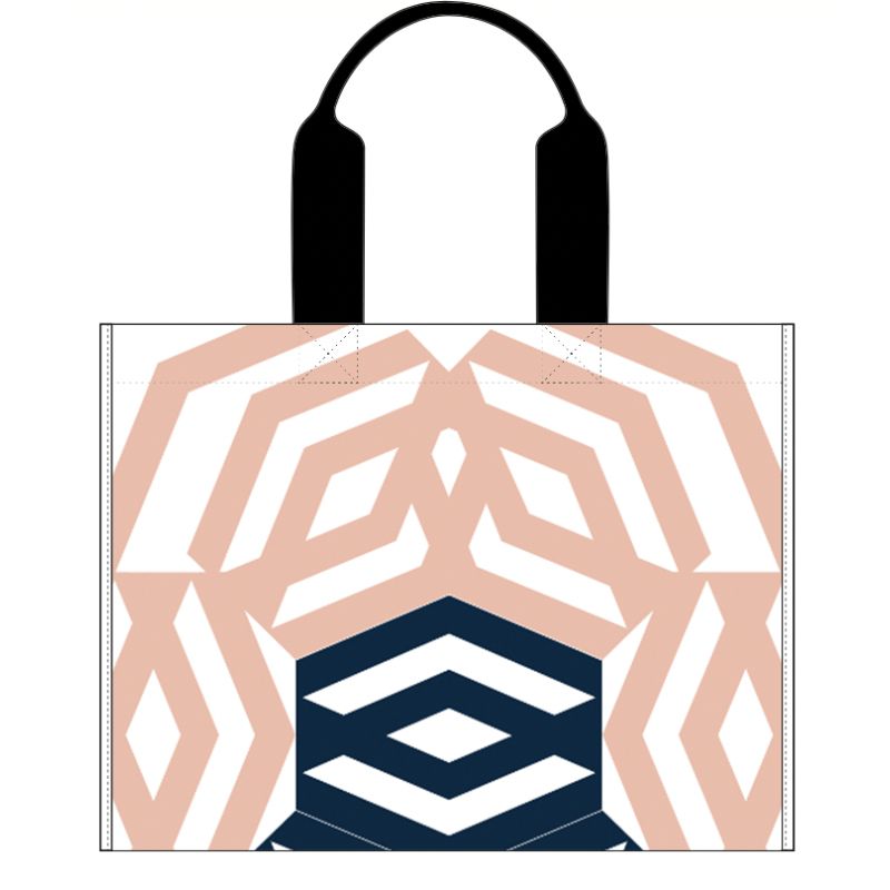 406 - Sac Barth Bloom Kaki Rose Lot De 2