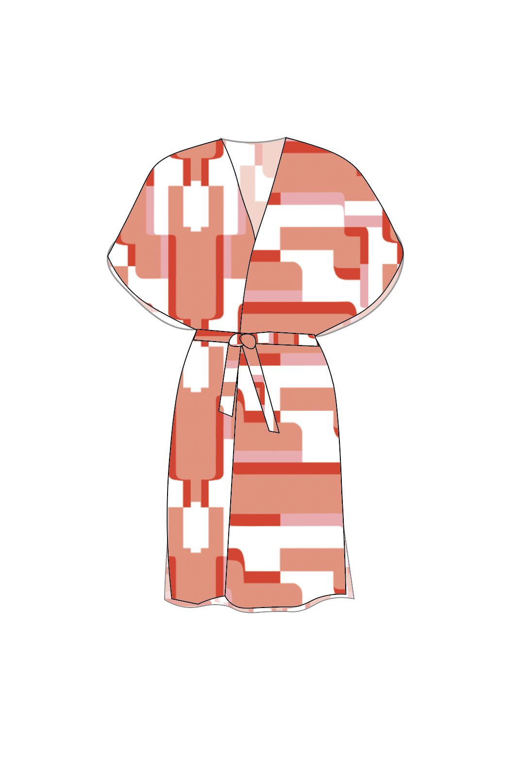 200 - Blush Dylan Arum Kimono Pack Of 2