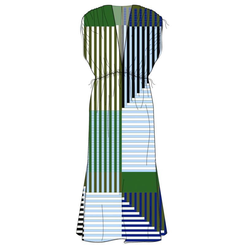 206 - Robe Ziggy Riviera Vert Lot De 2