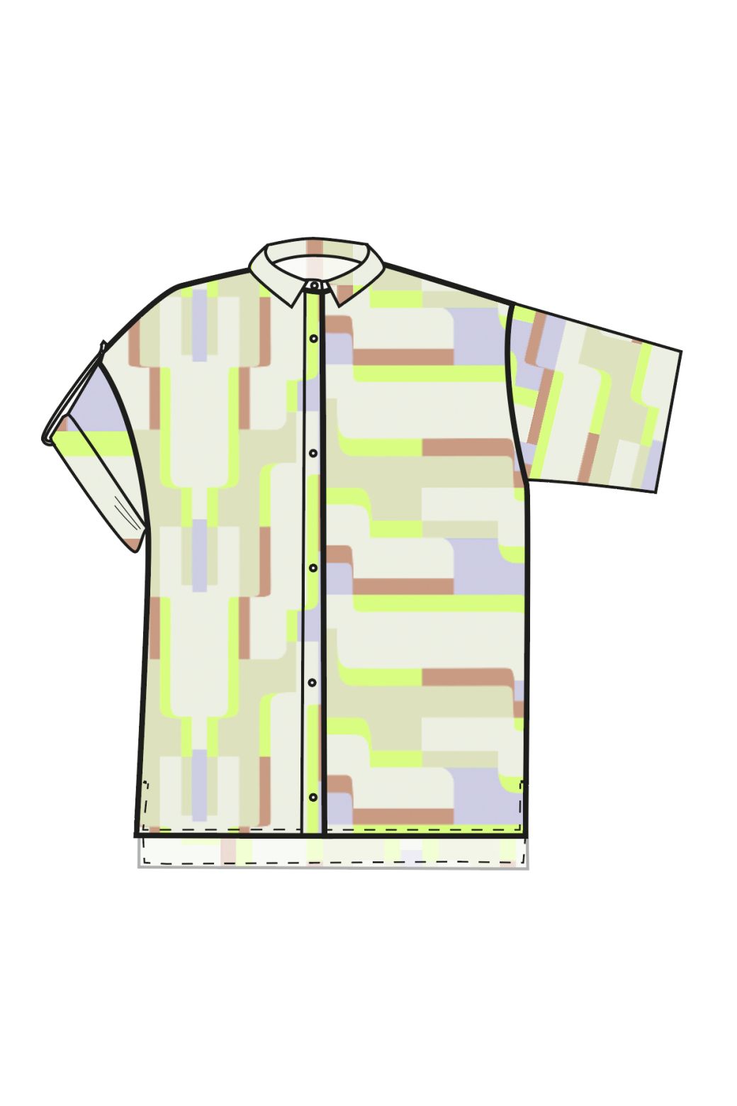 208 - Chalk Andrew Arum Shirt Pack Of 2