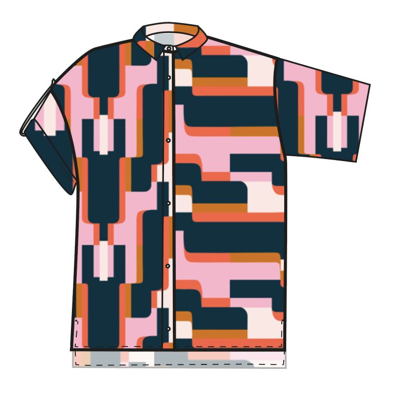 208 - Chemise Andrew Arum Fruity Lot De 2