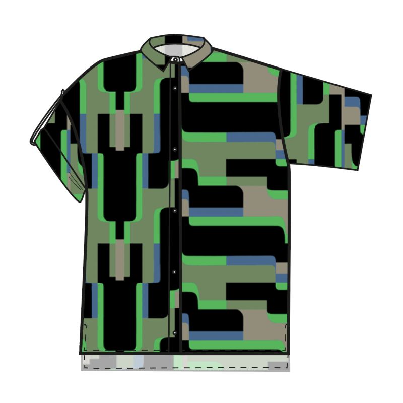 208 - Chemise Andrew Arum Vert Lot De 2