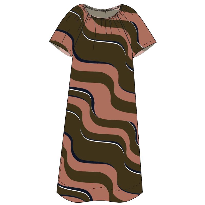 212 - Robe Palao Madone Terracotta Lot De 2