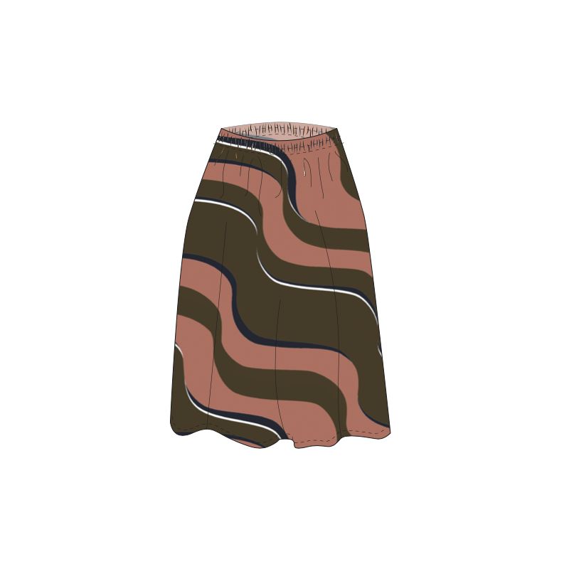 212 - Jupe Juliette Madone Terracotta Lot De 2