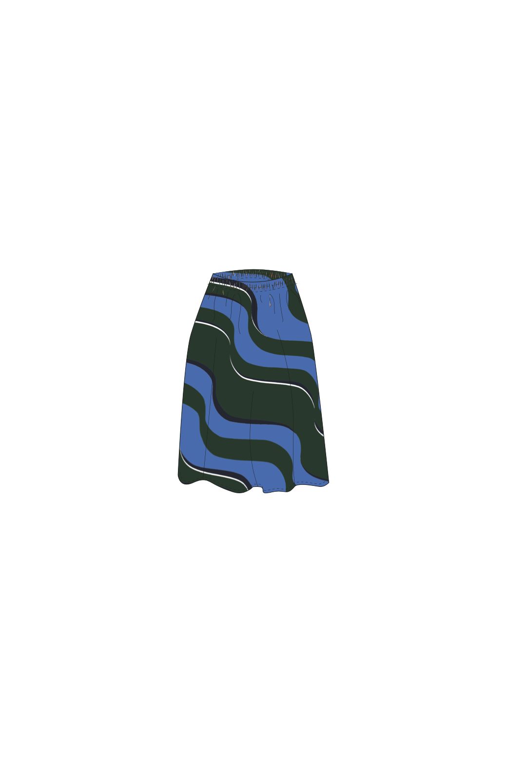 212 - Teal Juliette Madone Skirt Pack Of 2