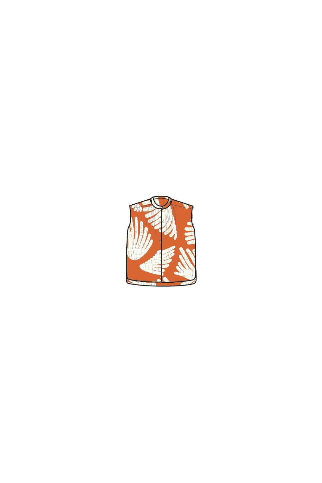 103 - Orange Adele Palma Top Pack Of 2