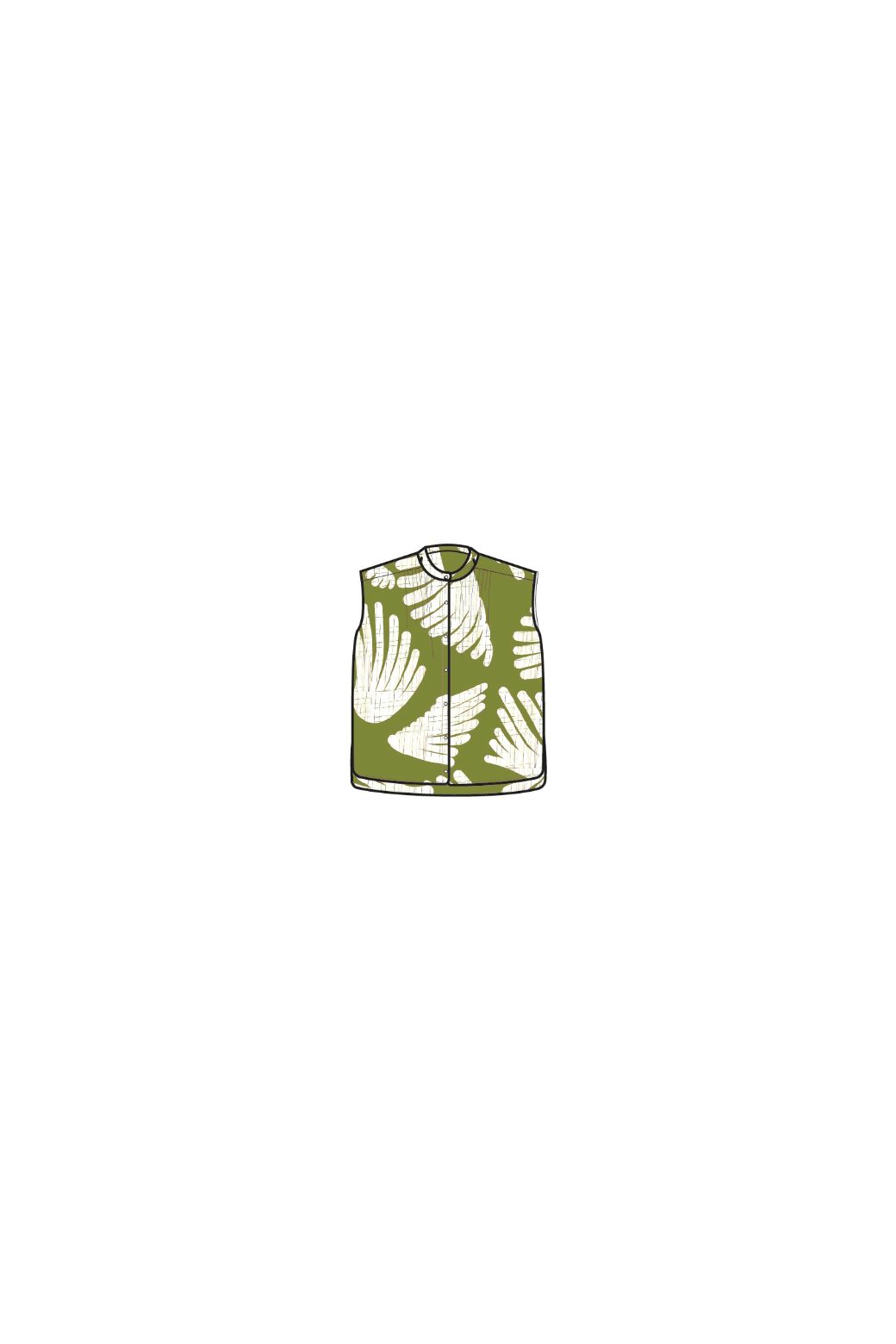 103 - Khaki Adele Palma Top Pack Of 2