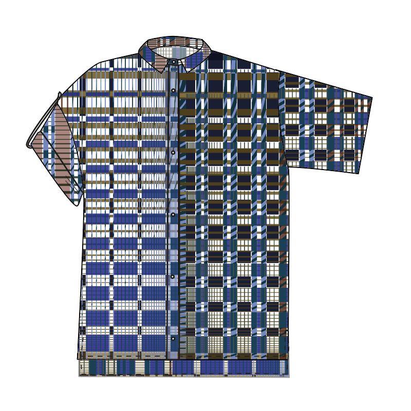 117 - Chemise Andrew Utopie Bleu Lot De 2