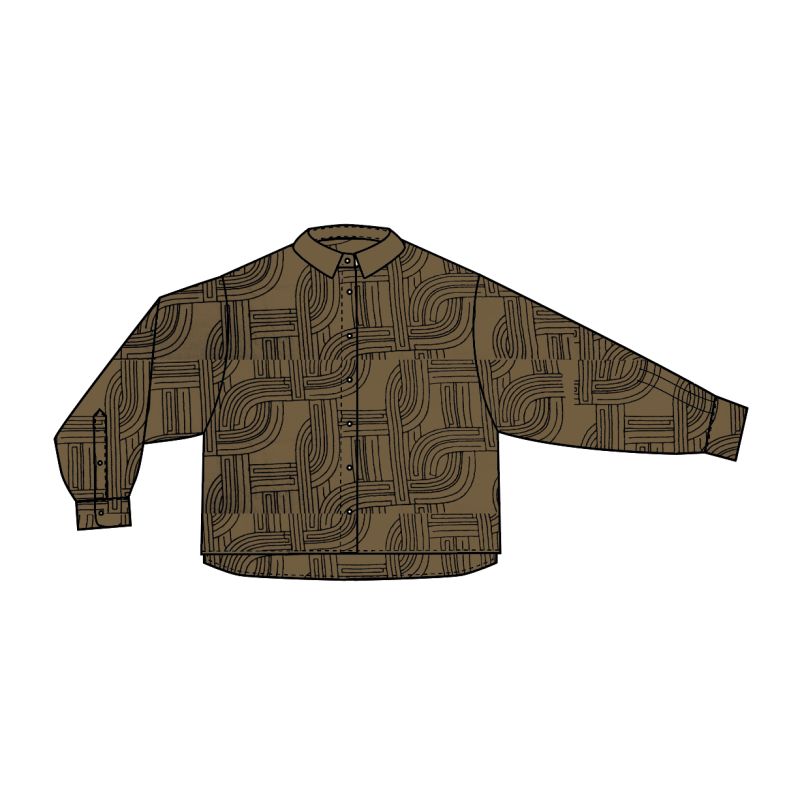 105 - Chemise Rosalie Cinetique Kaki Lot De 2