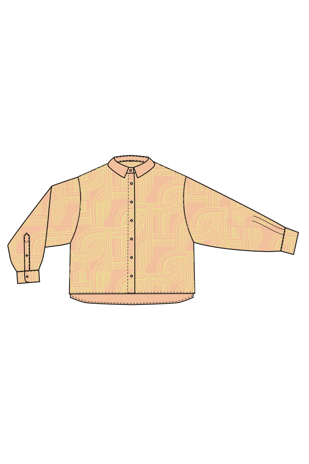 105 - Peach Rosalie Cinetique Shirt Pack Of 2