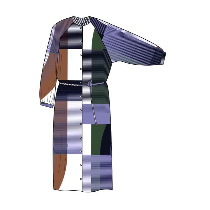 116 - Robe Eulalie Ettore Parme Lot De 2