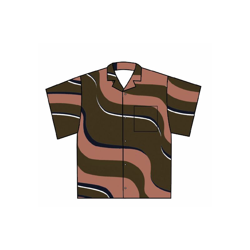 121 - Chemise Homy Madone Terracotta Lot De 2