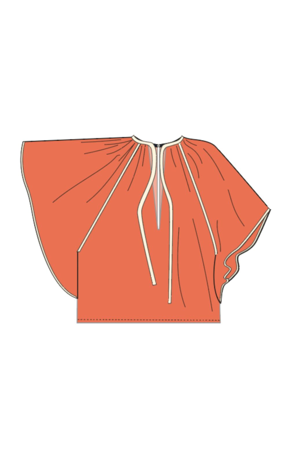 201 - Orange Lita Zephyr Top Pack Of 2