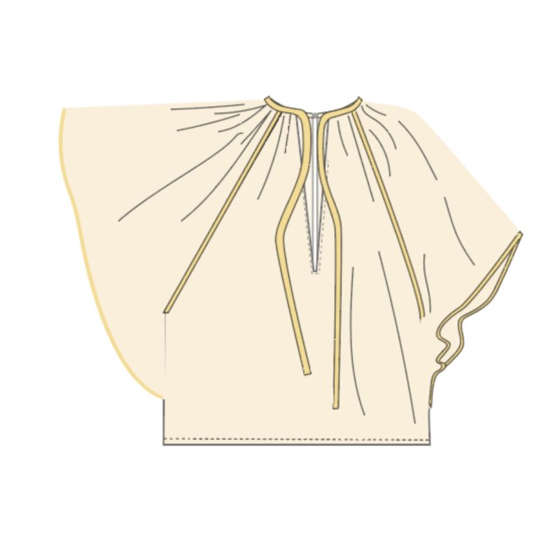 201 - Top Lita Zephyr Ecru Lot De 2