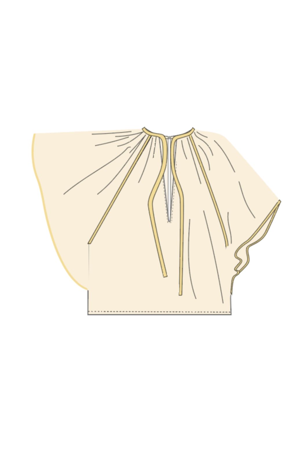 201 - Ecru Lita Zephyr Top Pack Of 2