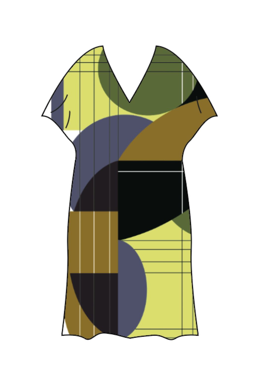 215 - Lime Khaki Elia Forma Dress Pack Of 2