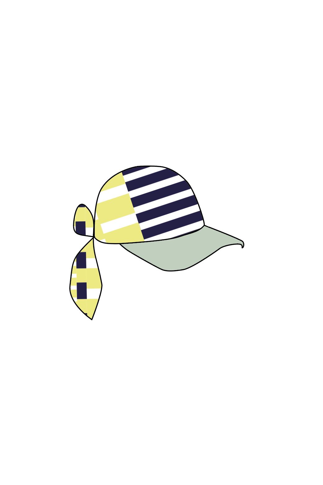 408 - Lime JenaSol Cap Pack Of 2