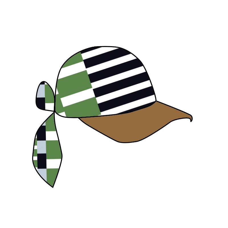 408 - Casquette JenaSol Noir Vert Lot De 2