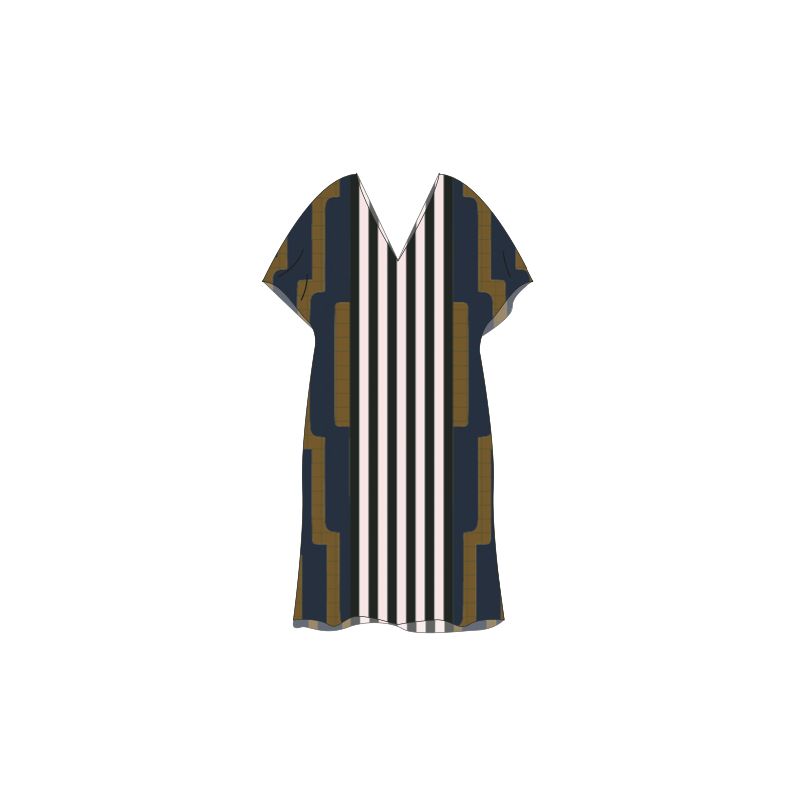 214 - Robe Elia Celeste Nuit Lot De 2