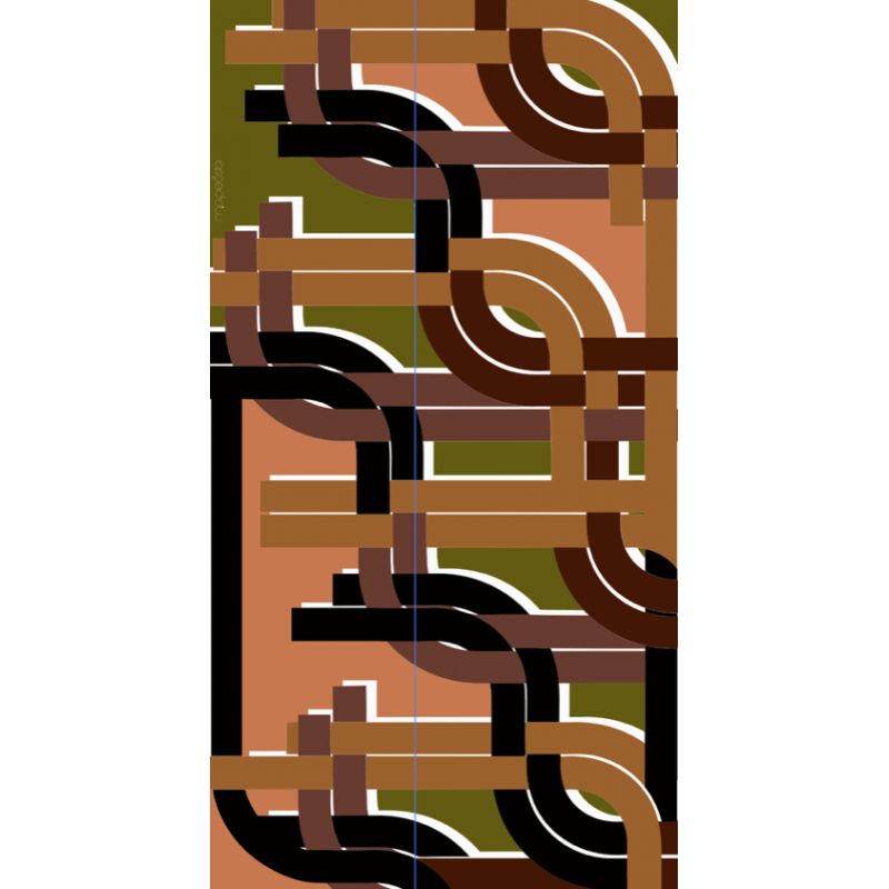 A - FoulardLe Bal Caramel Lot De 2