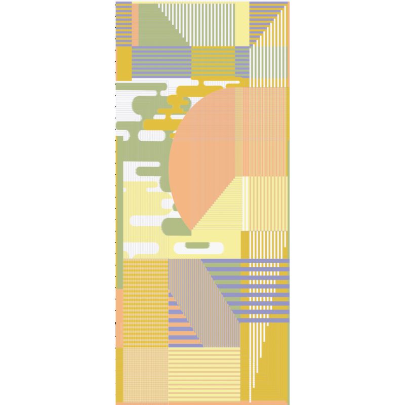 D - FoulardCascade Citrine Lot De 2