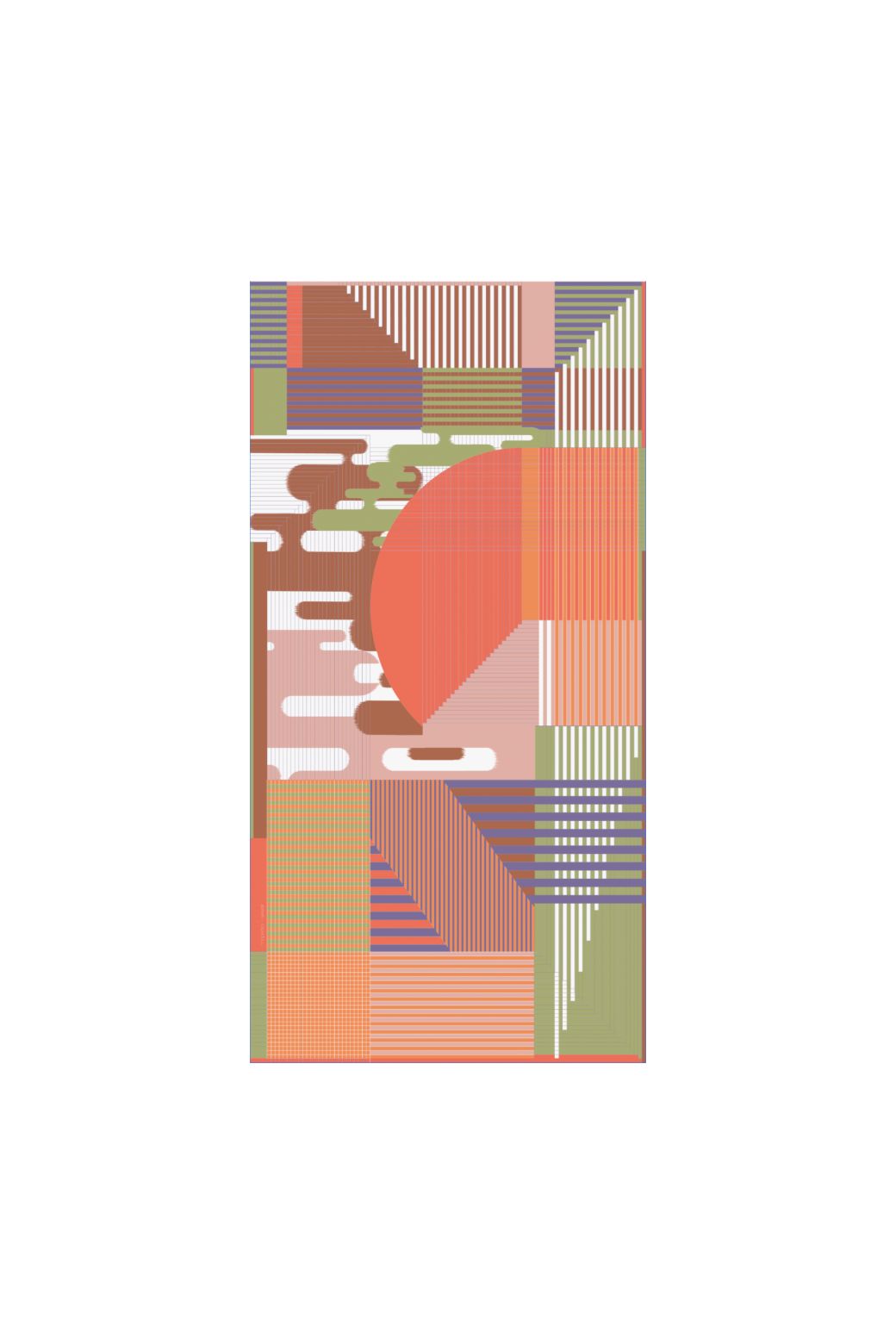D - CoralCascade Scarf Pack Of 2