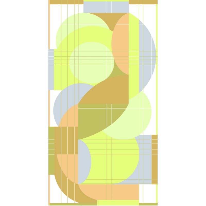 E - FoulardForma Citrine Lot De 2