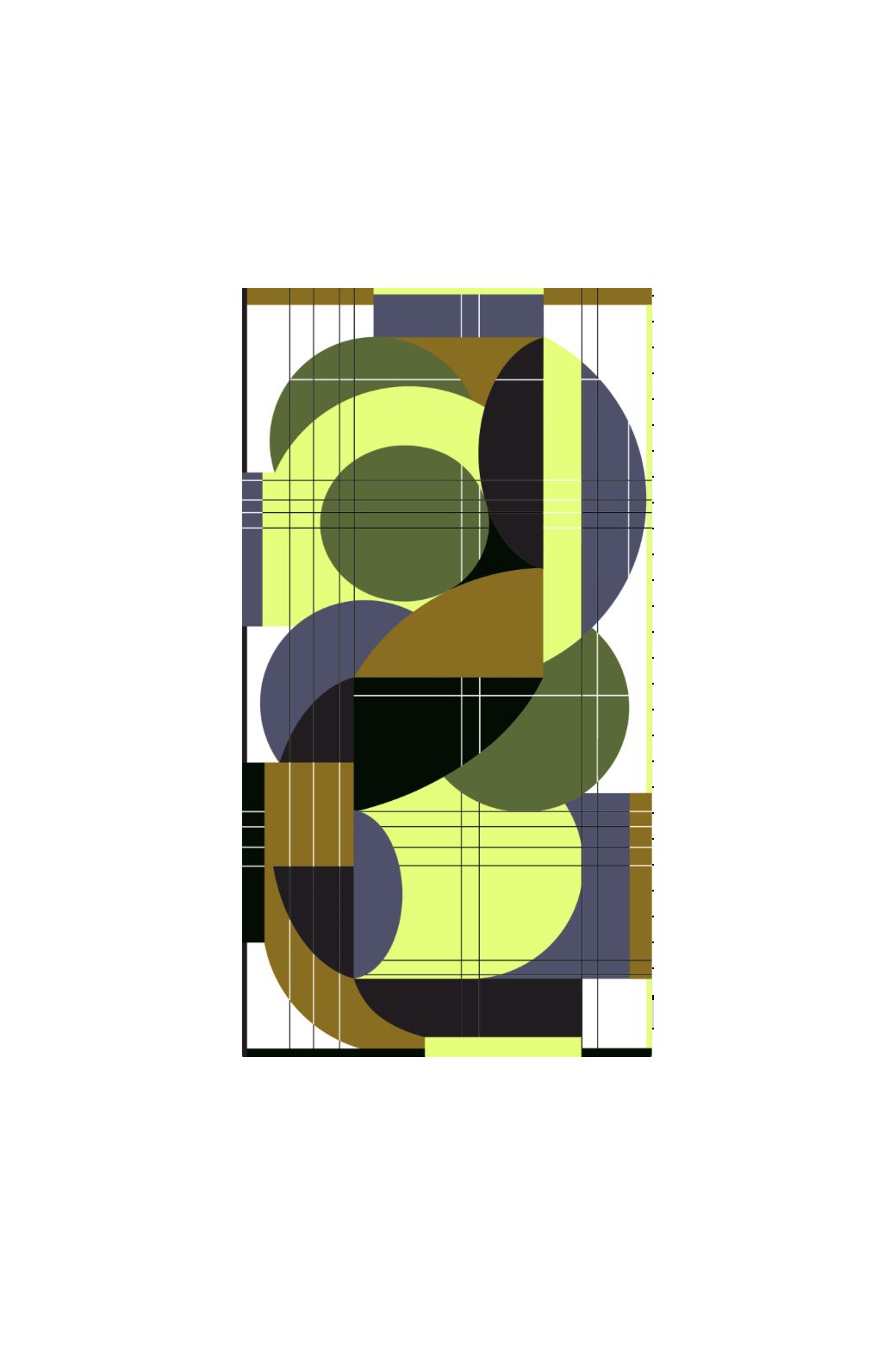 E - Lime KhakiForma Scarf Pack Of 2