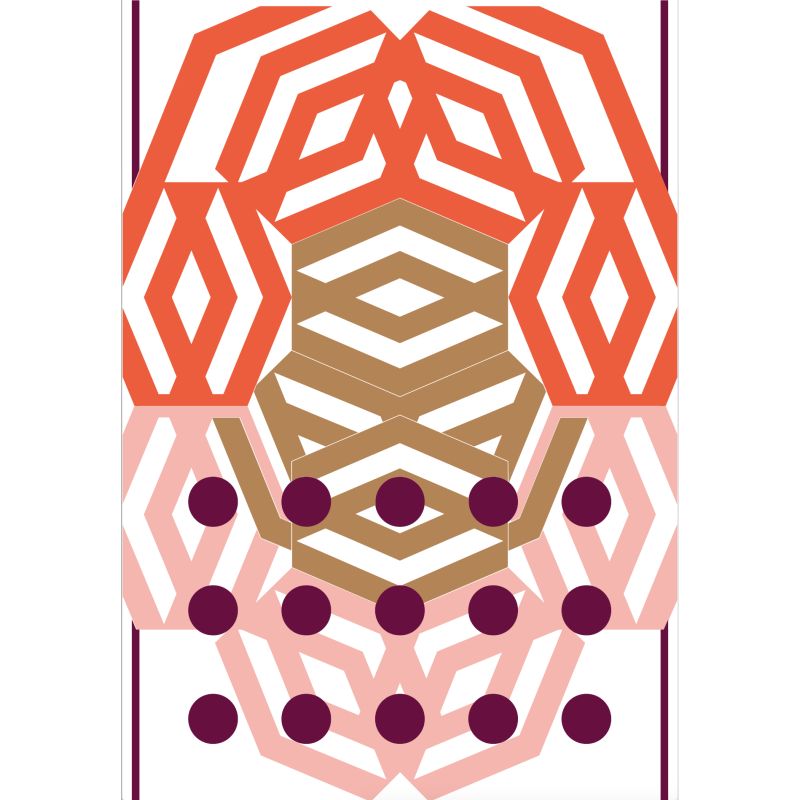 305 - Drap De PlageBloom Orange Lot De 2