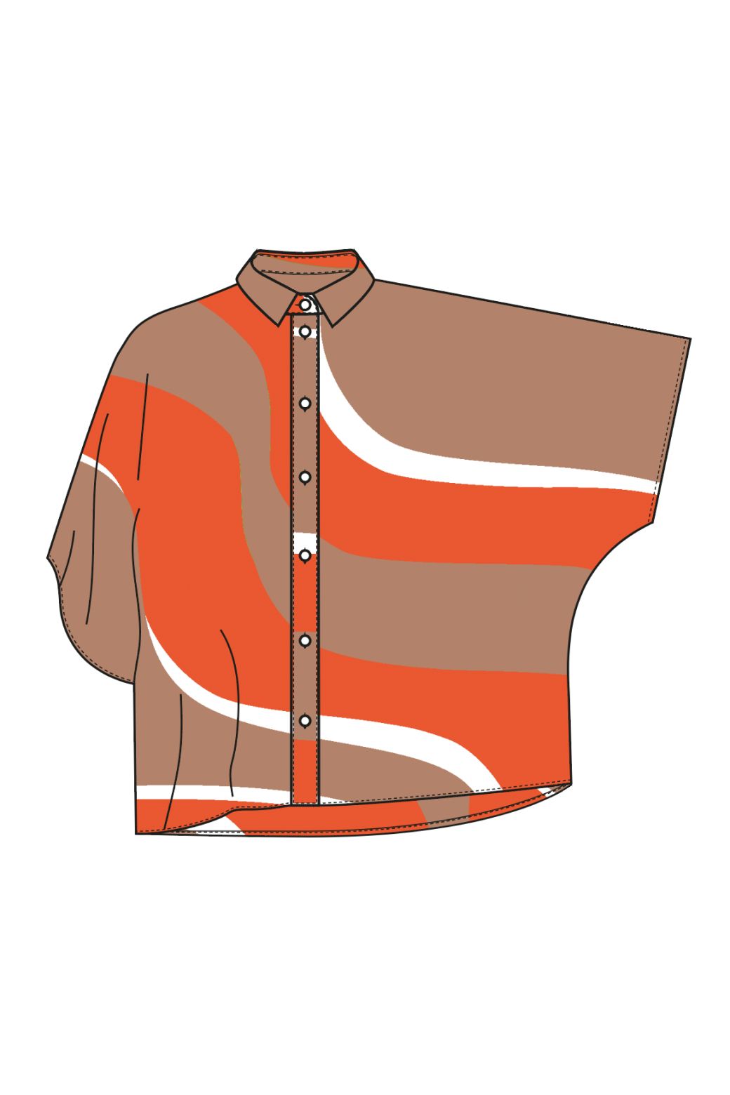 100 - Orange Nora Madone Shirt Pack Of 2