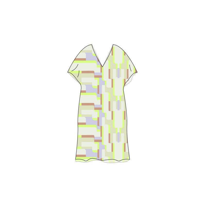 208 - Robe Elia Arum Craie Lot De 2