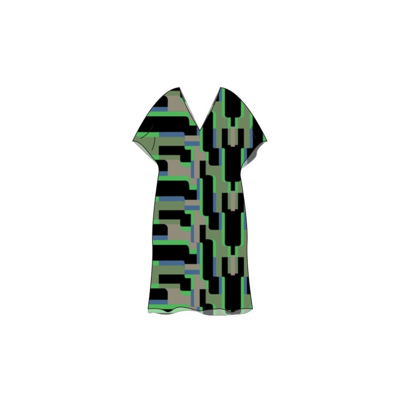 208 - Robe Elia Arum Vert Lot De 2