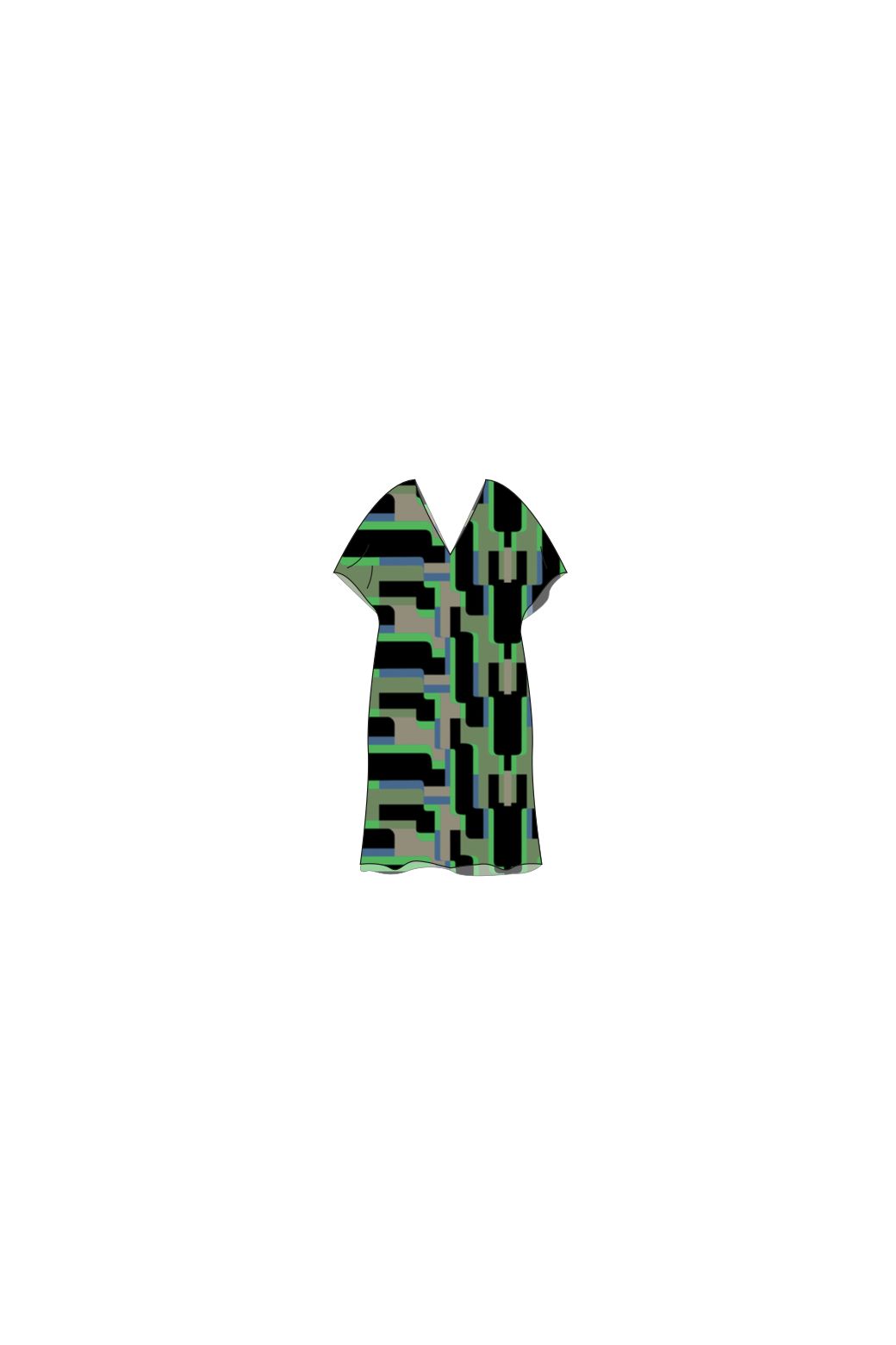 208 - Green Elia Arum Dress Pack Of 2