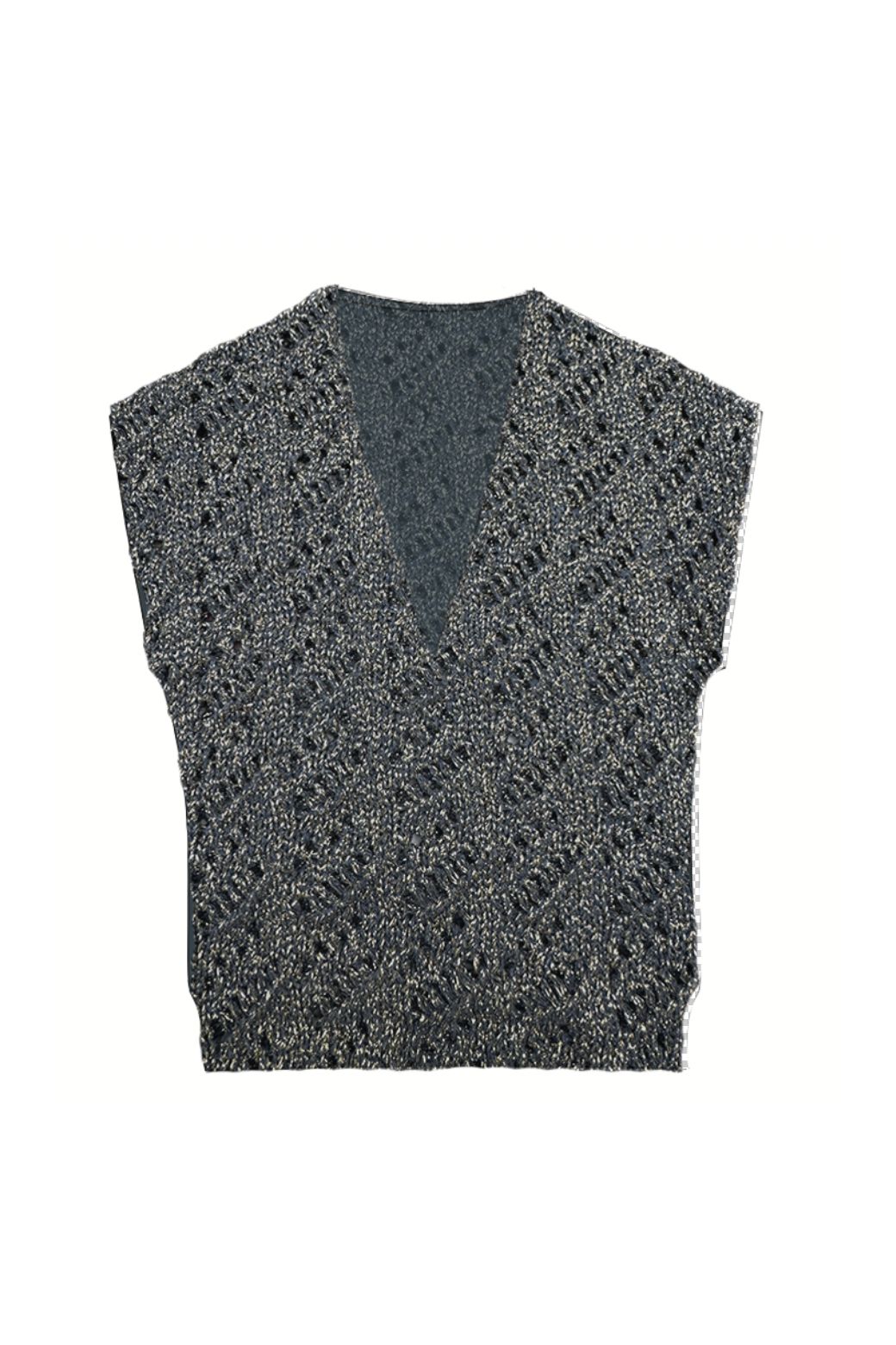 155 - Blue Grey Cris Flores Top Pack Of 2