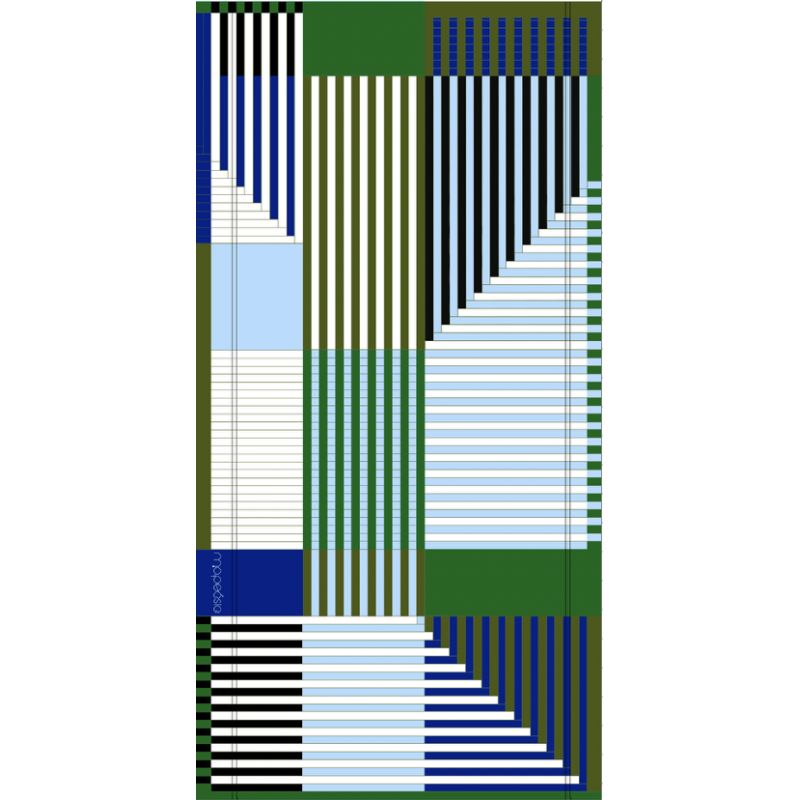 300 - Drap De PlageRiviera Vert Lot De 2