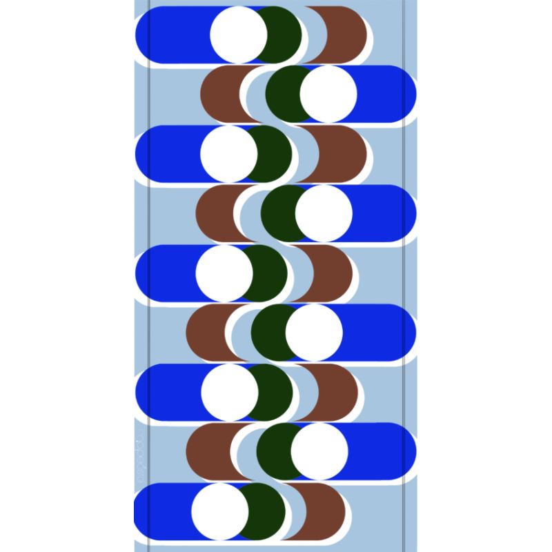 301 - Drap De PlageCorolle Bleu Lot De 2