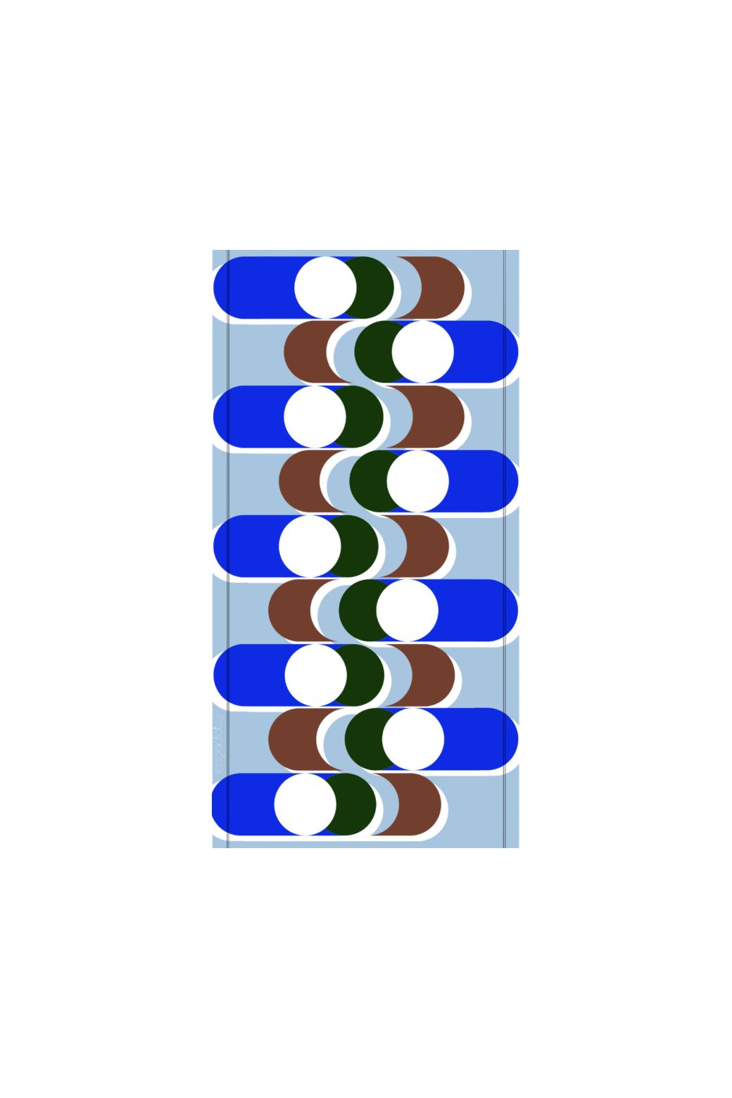 301 - BlueCorolle Beach Towel Pack Of 2