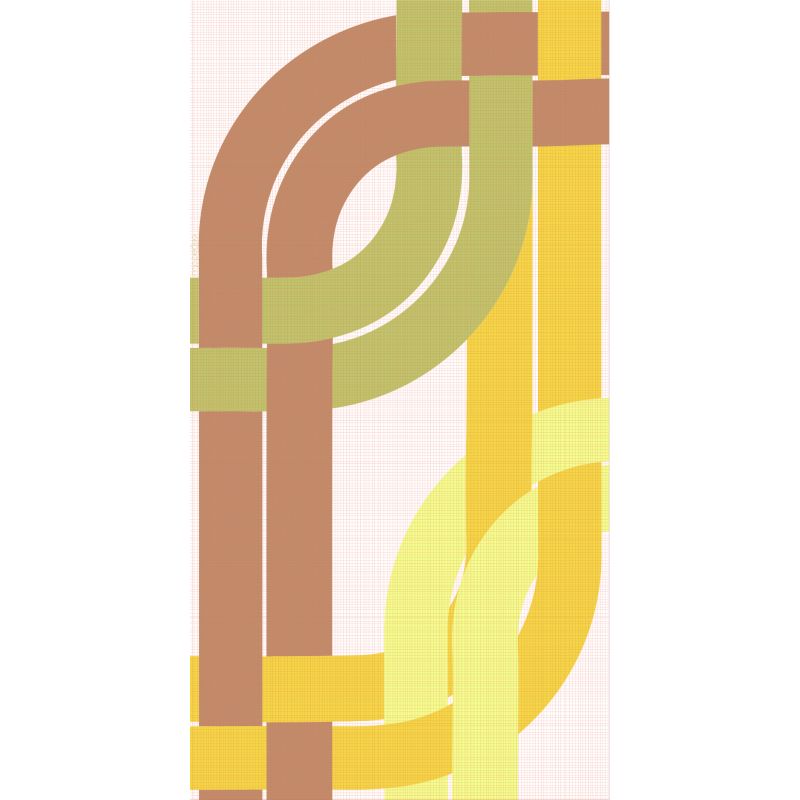 C - FoulardLiane Citrine Lot De 2