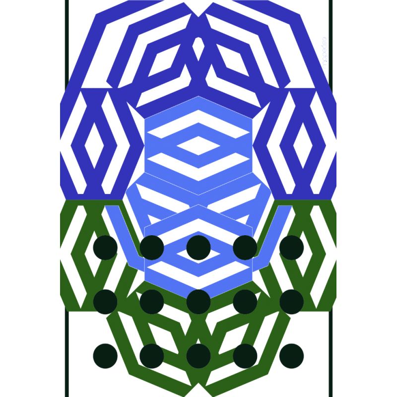 305 - Drap De PlageBloom Bleu Lot De 2