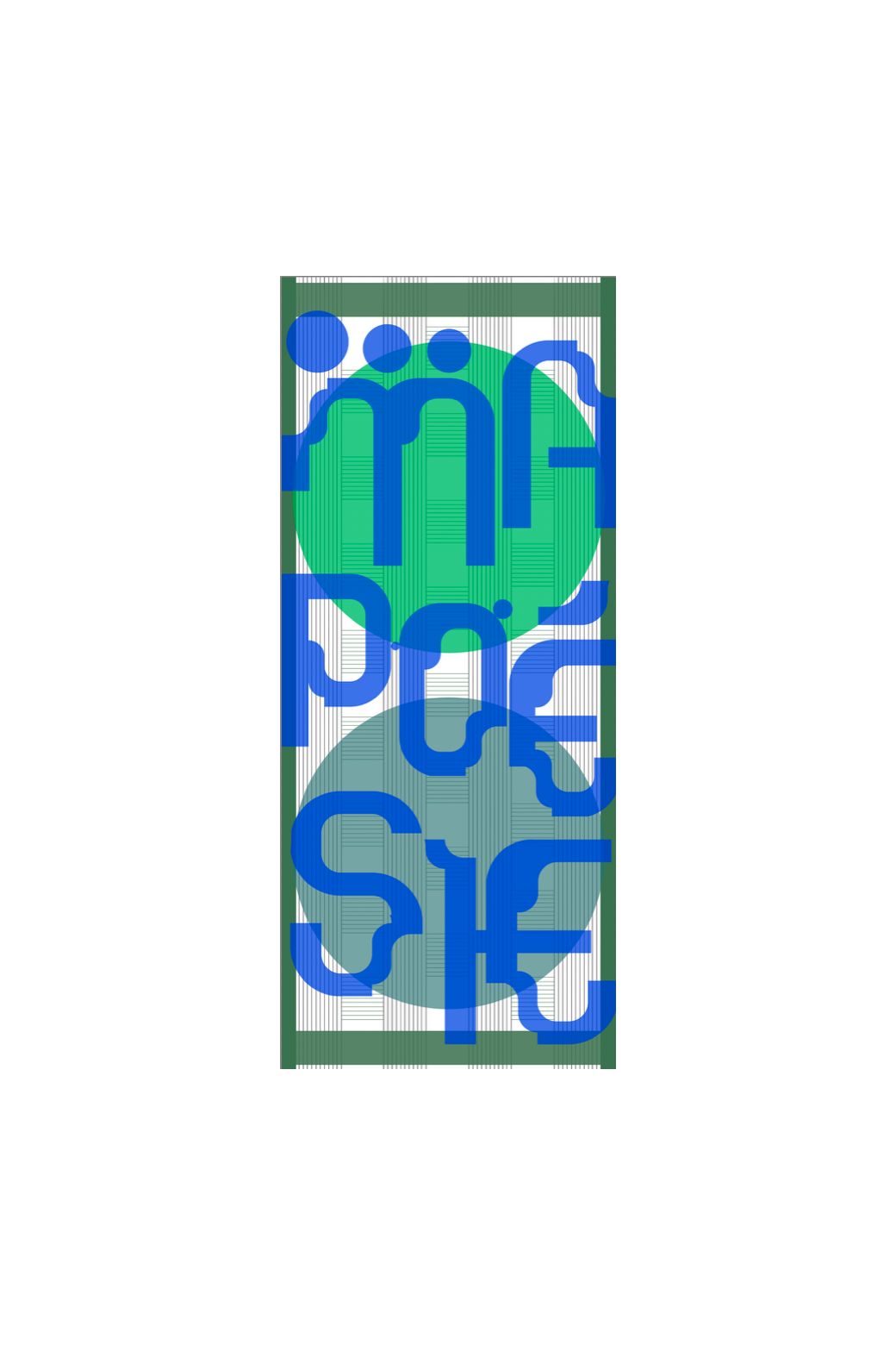 N - Blue GreenLyrique Scarf Pack Of 2