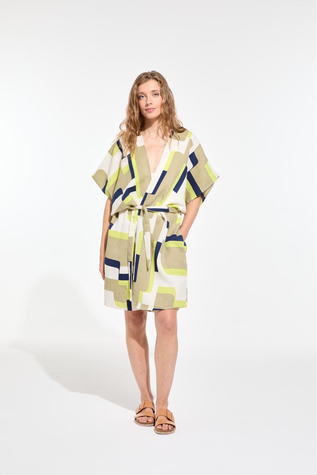200 - Lime Dylan Arum Kimono Pack Of 2