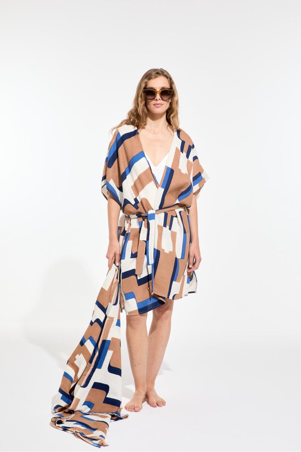 200 - Blue Dylan Arum Kimono Pack Of 2