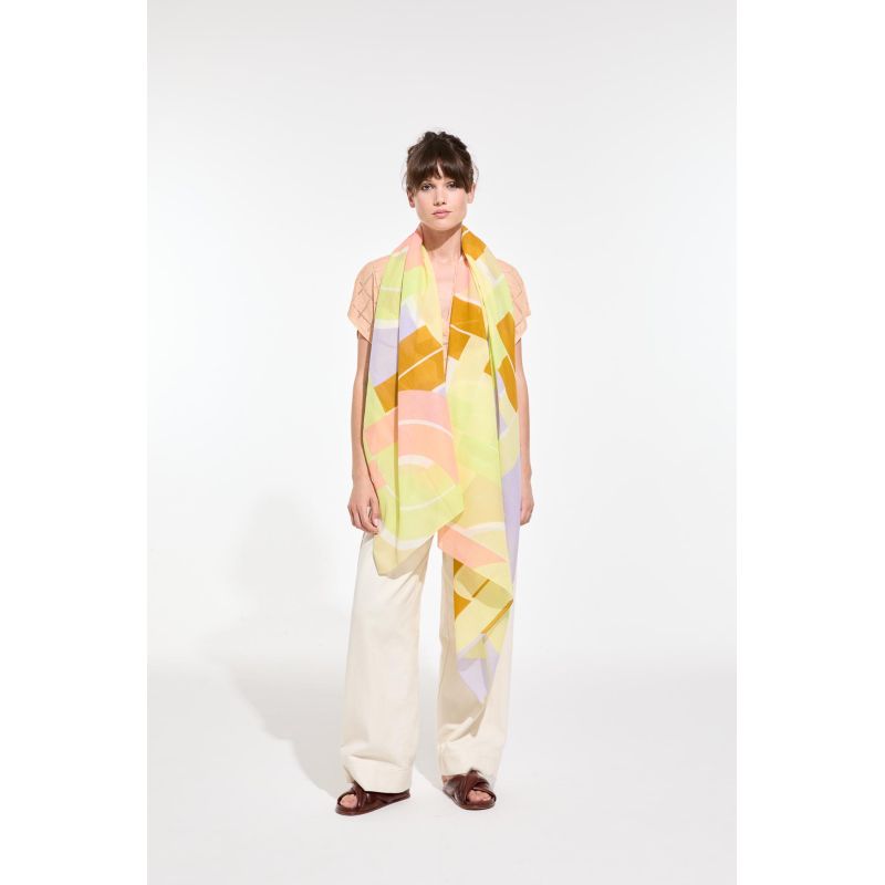 A - FoulardLe Bal Citrine Lot De 2